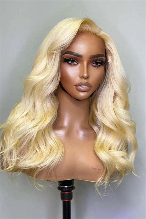 13x6 Transparent HD Lace Wig Blonde Body Wave Etsy