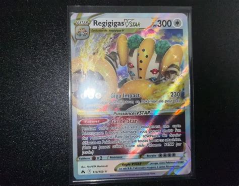 CARTE POKÉMON REGIGIGAS Vstar 114 159 EB12 5 Zenith Supreme FR Neuf EUR