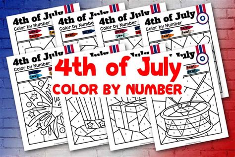 4th Of July Color By Number