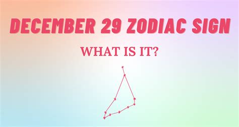 December 29 Zodiac Sign Explained | So Syncd