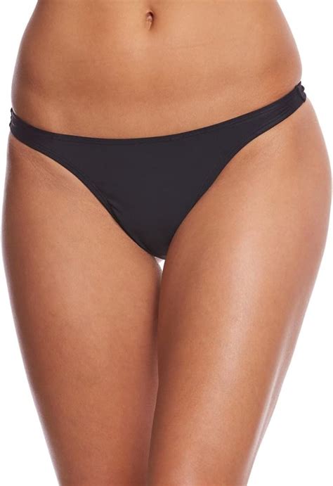 Amazon Sporti Solid Thong Bikini Swim Bottom Clothing Shoes