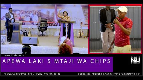 Kijana Deus Apewa Laki Mtaji Wa Biashara Ya Chips Geordavie Tv