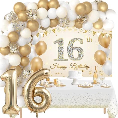amazoncom roetyce  birthday decorations  girls boys gold