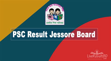 PSC Exam Result 2021 Jessore Education Board With Marksheet