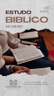 Stories Instagram Estudo Bibl Co Religioso Moderno Nude E Marrom Templates By Canva Church