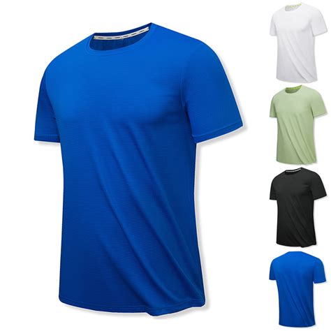 Uveasisha Mens Lightweight Athletic T Shirts Summer Short Sleeve Quick