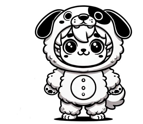 Tranh tô màu Babe Three phiên bản con vật đáng yêu