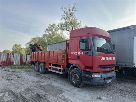 Renault кран-маніпулятор 14м: 27 500 $ - Автокрани та маніпулятори ...