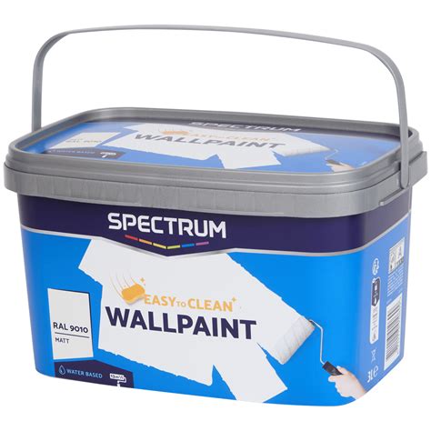 Spectrum matte muurverf RAL 9010 Wit 3 liter | Action NL