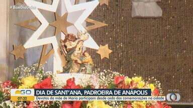 Dia De Nossa Senhora Santana - Bom Dia GO | Celebração de Nossa Senhora Santana, padroeira de Anápolis ...