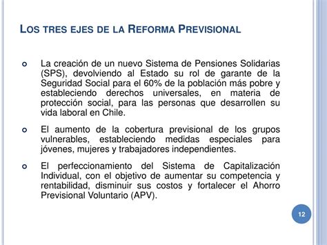 Ppt La Reforma Previsional Claves Y Lecciones De Una Transformación