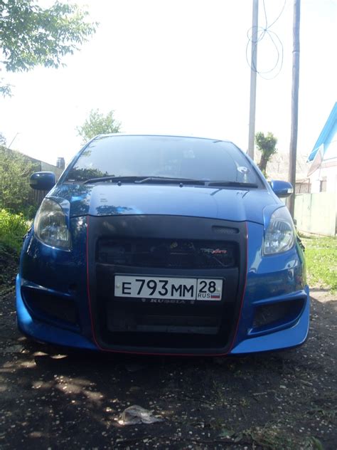 Вставочка из "жидкой резины" — Toyota Vitz (90), 1,5 л, 2008 года ...