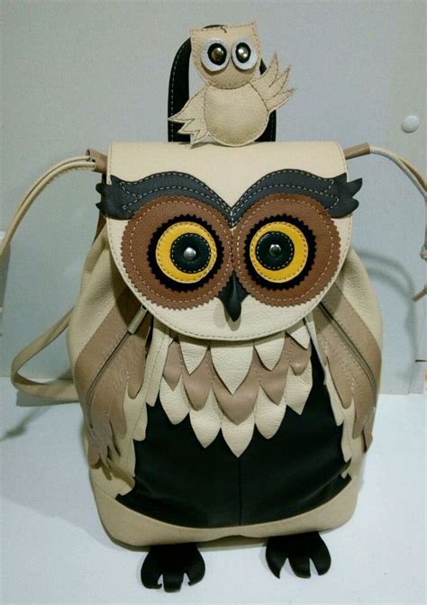 рюкзак из натуральной кожи Сова в интернет-магазине на Ярмарке Мастеров ...