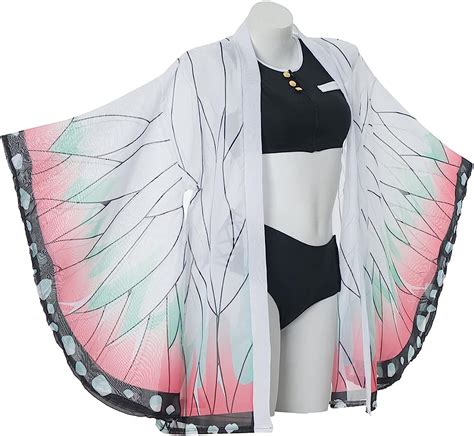 Buy FCCAM Anime Swimsuit Womens Shinobu Kocho Bathing Suit Shinobu Cosplay Bikini Swimwear Robe