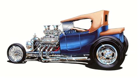 NICE ROD Hot Rods Cars Cool Car Drawings Art Cars