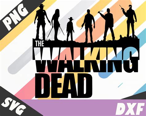 The walking dead logo svg The walking dead svg dxf png The | Etsy