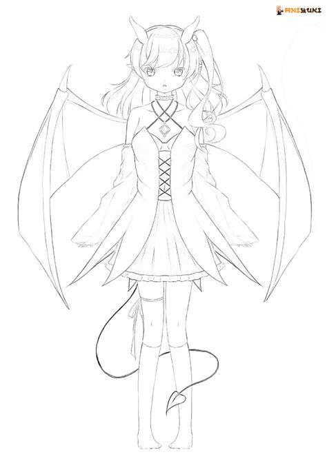 Anime Demonio Dibujo 80 Imágenes De Demonios Para Dibujar