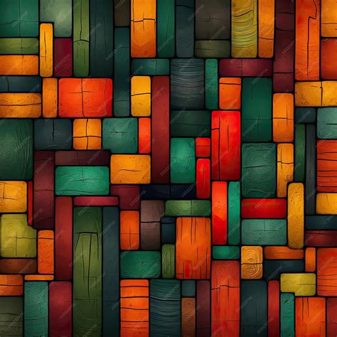 Premium AI Image | a seamless wallpaper with many blocks and colored