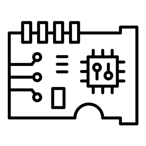 Circut Line Icon 14811246 Vector Art At Vecteezy