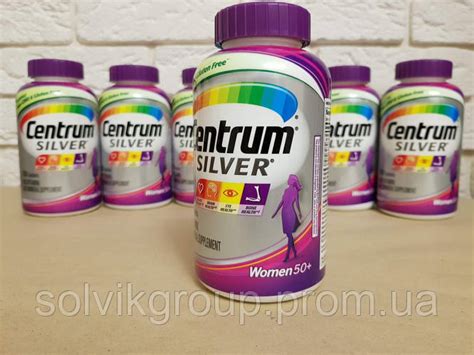 Вітаміни для жінок Centrum Silver Women 50+ (200 таблеток), витамины ...