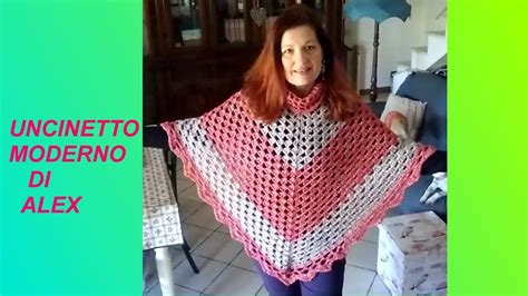 PONCHO UNCINETTO MISS SEMPLICITA Facilissimo Principianti Tutorial