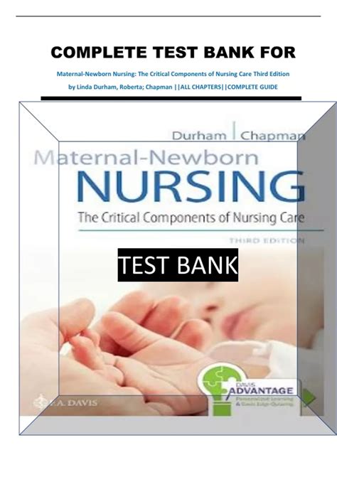 Maternal Newborn Nursing Test Bank 3