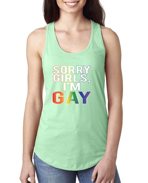 Wild Bobby Sorry Girls I M Gay Funny Gay LGBT Lesbian Pride Womens LGBT Pride Jersey