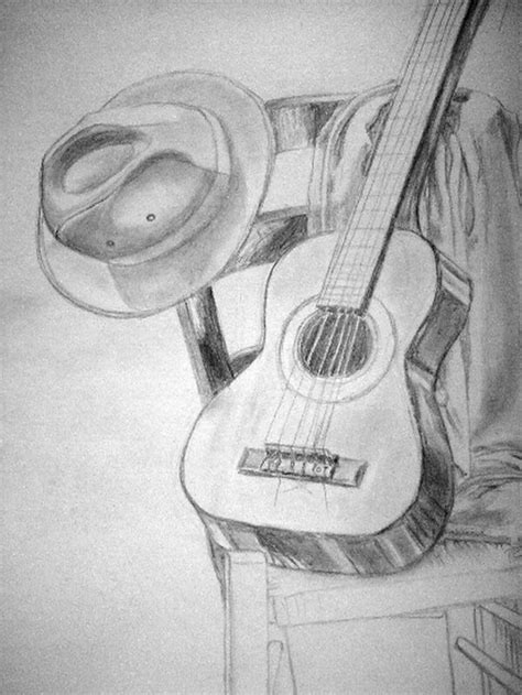 Pin by Gamze Ergen on Karakalem | Guitar drawing, Abstract pencil ...