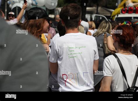 Rome Italy 10th June 2017 People Celebrate Gay Pride In Rome Italy Gari Wyn Williams Alamy