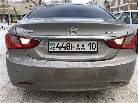 LED в лампы заднего хода — Hyundai Sonata VI (YF), 2,4 л, 2012 года ...