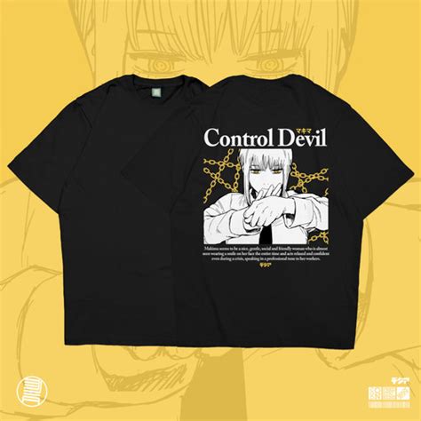 Promo Makima Devil Control Chainsaw Man Denji Power Aki Kaos Anime Baju