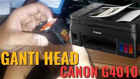 HASIL PRINT BERGARIS PUTUS PUTUS BERBAYANG Canon G4010 GANTI HEAD