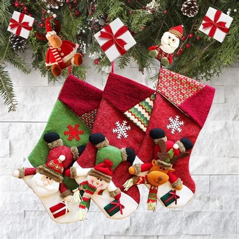 Grandes Chaussette De Noel Lot De Bas De No L D Chaussettes No L A