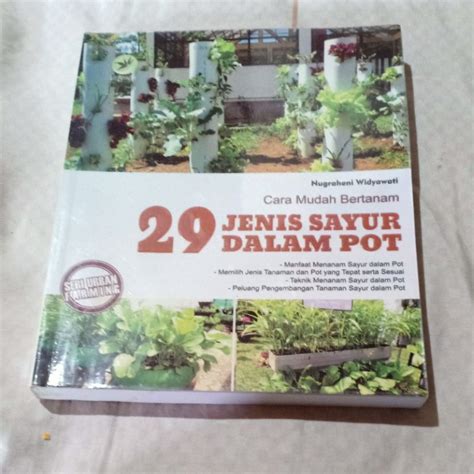 Jual Buku Cara Mudah Bertanam Jenis Sayur Dalam Pot Shopee Indonesia