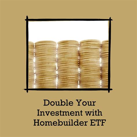 Which homebuilder ETF nearly doubled this year?