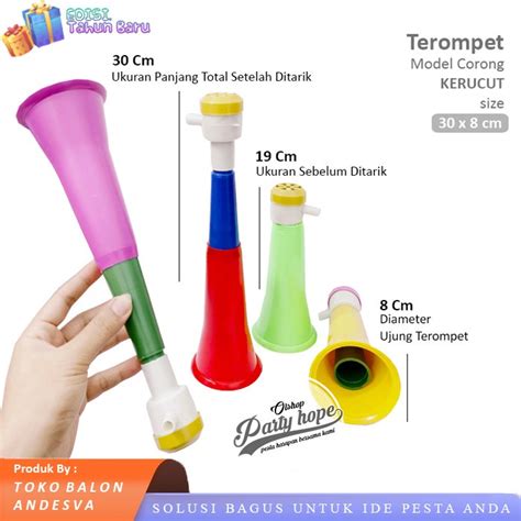 Jual Terompet Corong Terompet Tahun Baru Terompet Tiup Plastik