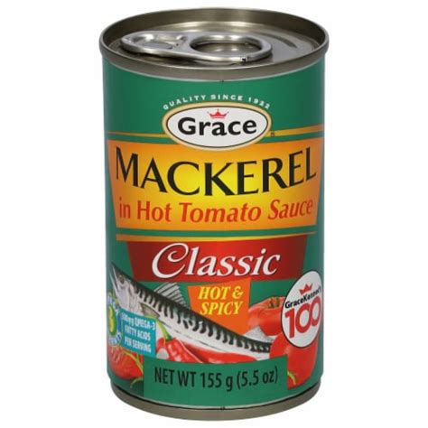 Grace Classic Hot Spicy Mackerel In Hot Tomato Sauce Oz Kroger
