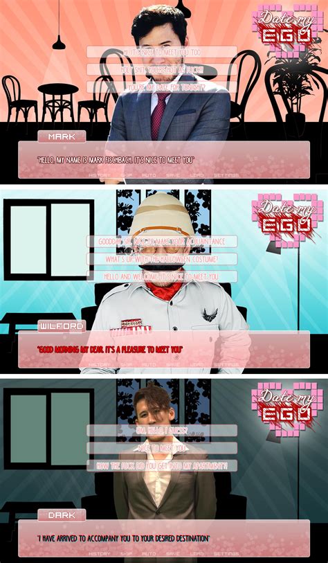 Date My Ego Mark Dating Sim Mock Up Rmarkiplier