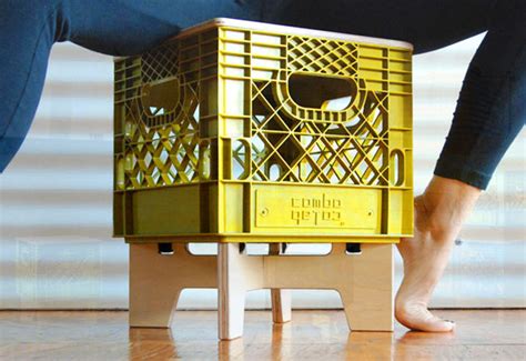 Combo Collabs Xtool Upcycled Milk Crate Seating And Storage Solution