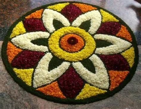 Flower Rangoli Designs For Diwali 2019