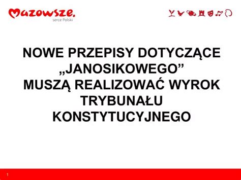 Ppt Nowe Przepisy Dotycz Ce Janosikowego Musz Realizowa Wyrok