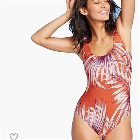 Kona Sol Womens Twist Back Medium Coverage One Piece Swimsuit One