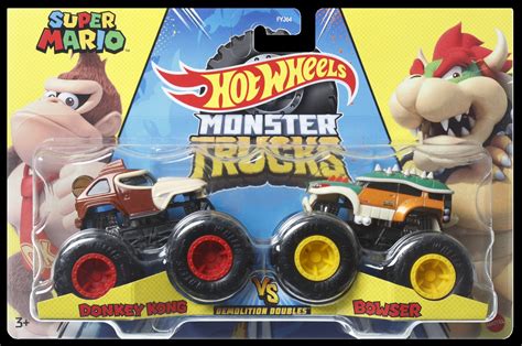 Hot Wheels Monster Trucks Donkey Kong Vs Bowser Fyj Hnx