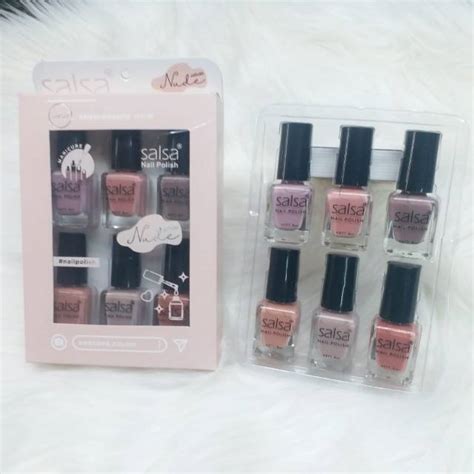 Jual Kutek Salsa Nude Isi Cutek Warna Nude Shopee Indonesia