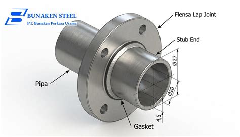 stub   lap joint flange bunaken steel