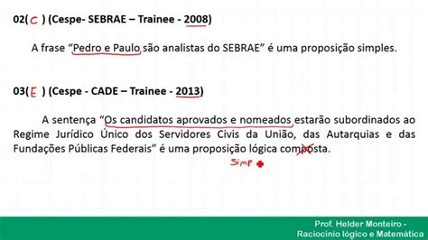 Considere As Seguintes Proposições Simples P Golfinhos Comem Sardinha