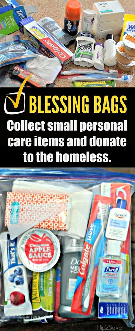 Make Diy Blessing Bags” For People Who Are Homeless Hip2save