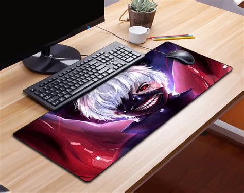 Mousepad Anime Schreibtisch Matte Leder Maus Pad Anime Etsy