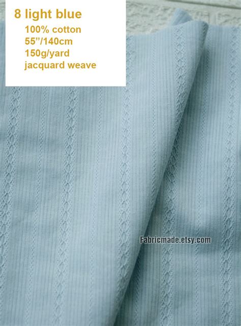 Off White Nude Pink Cotton Fabric Jacquard Weave Stripes For Etsy