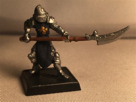 Human Glaive Painted Dnd Miniaturehuman Fighter Hand Painted Dandd Mini